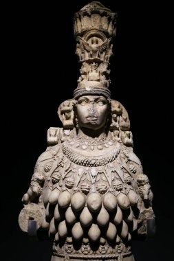 Efes Müzesi 'ndeki Büyük Artemis Heykeli, Selcuk Kasabası, İzmir Kenti, Türkiye