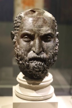 Efes Müzesi 'ndeki heykel, Selcuk Kasabası, İzmir Kenti, Türkiye