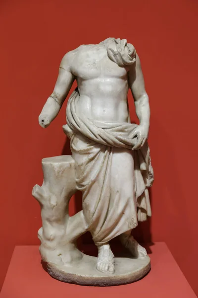 Estátua Asclépio Ephesus Museum Selcuk Town Izmir City Turquia — Fotografia de Stock
