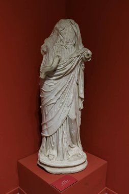 Efes Müzesi 'ndeki Hygeia Heykeli, Selcuk Kasabası, İzmir Kenti, Türkiye