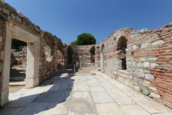 Basílica San Juan Selcuk Town Izmir City Turquía —  Fotos de Stock