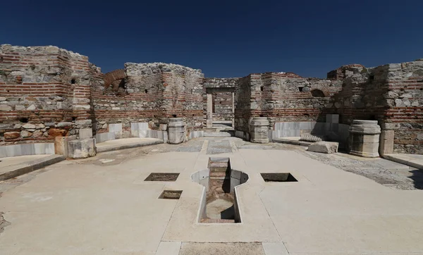 Baptisterio Basílica San Juan Selcuk Town Izmir City Turquía — Foto de Stock