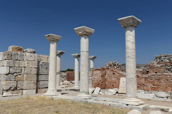 Basilica San Giovanni Selcuk Città Smirne Turchia — Foto Stock