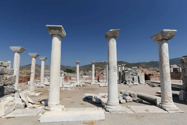 Basílica San Juan Selcuk Town Izmir City Turquía — Foto de Stock