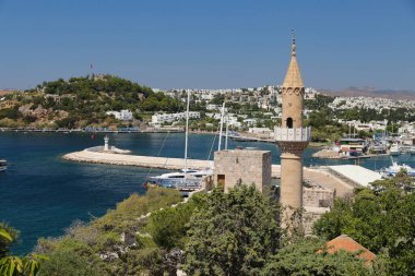 Türkiye 'nin Ege kıyısındaki Bodrum Kasabası