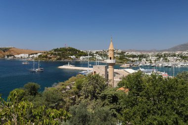 Türkiye 'nin Ege kıyısındaki Bodrum Kasabası