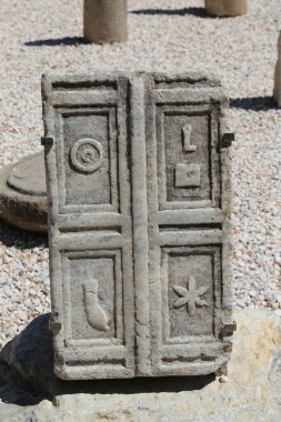 Bodrum Kalesi 'nde Heykel, Mugla Şehri, Türkiye