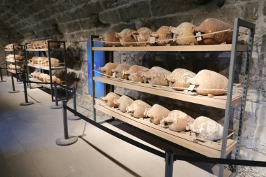 Bodrum Kalesi 'ndeki Amforas, Mugla Şehri, Türkiye