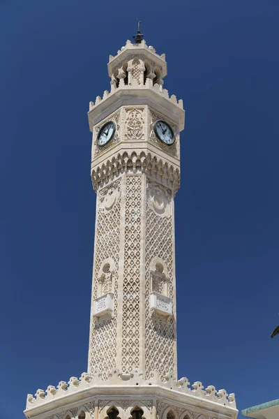 Izmir Clock Tower Konak Square Izmir City Turkey — Stock Photo, Image