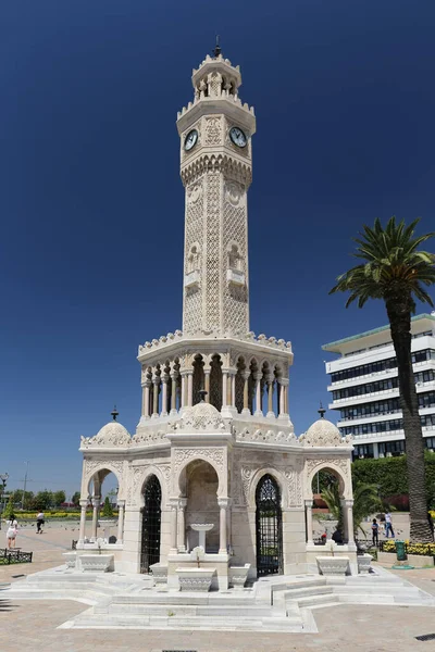 Tour Horloge Izmir Place Konak Izmir Turquie — Photo