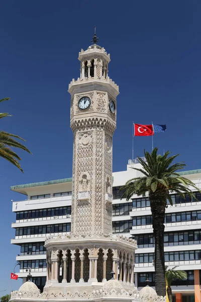 Izmir Klokkentoren Konak Square Izmir City Turkije — Stockfoto