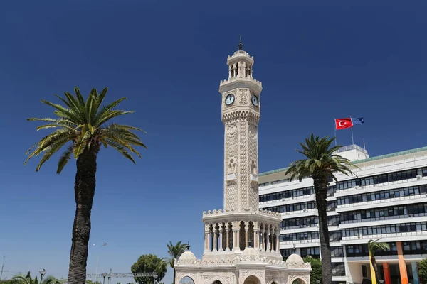 Tour Horloge Izmir Place Konak Izmir Turquie — Photo