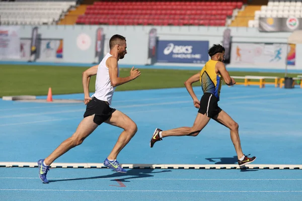 Istanbul Türkei September 2020 Athleten Bei Den Türkischen Leichtathletik Meisterschaften — Stockfoto