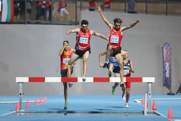 Istanbul Turquía Septiembre 2020 Atletas Corriendo 3000 Metros Carrera Durante — Foto de Stock