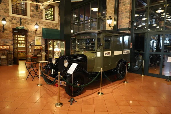 土耳其伊斯坦布尔 2020年9月20日 1929年福特A型汽车在Rahmi Koc工业博物馆展出 — 图库照片
