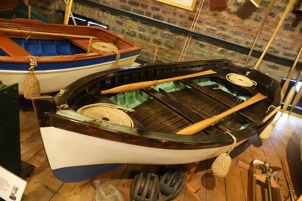 Istanbul Turquie Septembre 2020 Bateau Classique Musée Industriel Rahmi Koc — Photo