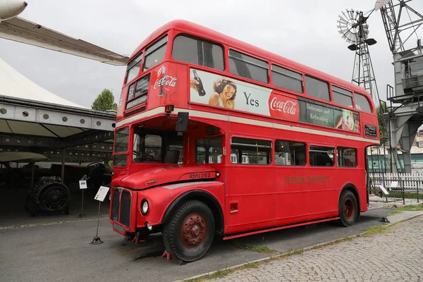 Istanbul Turkey Wrzesień 2020 Red Double Decker London Bus Rahmi — Zdjęcie stockowe