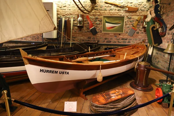 Istanbul Turquie Septembre 2020 Bateau Classique Musée Industriel Rahmi Koc — Photo