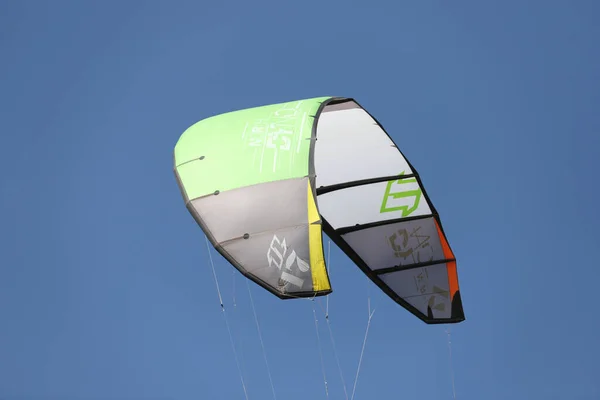 Izmir Turkey September 2020 Kitesurfe Parachute Selcuk Pamucak Beach — Stockfoto