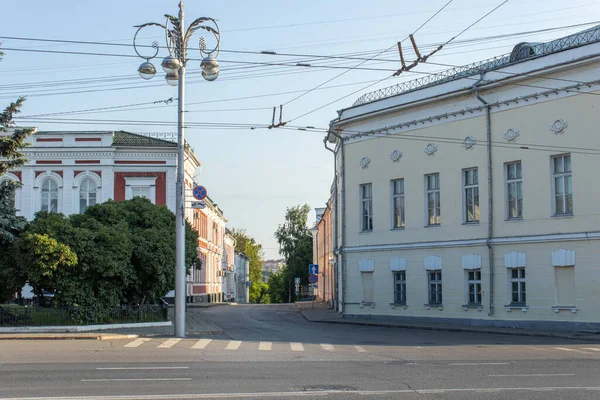 Morgen Wladimir Stadt Street View — Stockfoto