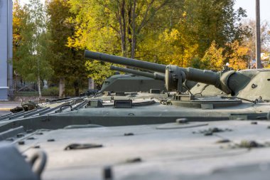 Sovyet Rus ordusunun savaş tankı fıçısı.