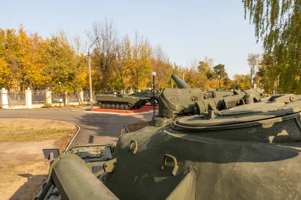 Kovrov Obwód Władimirowski Rosja 2020 Niedawno Otwarta Ekspozycja Czołgu Piechoty — Zdjęcie stockowe