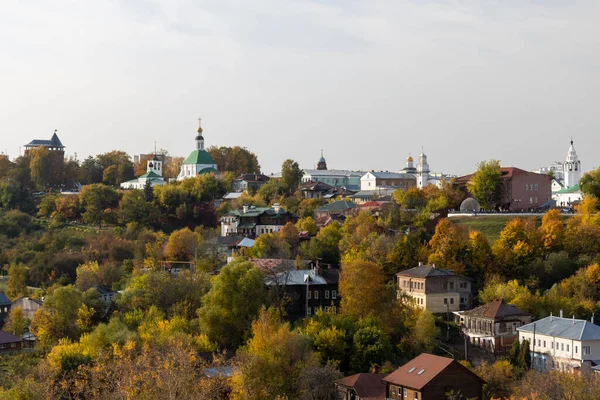 Bella Vista Paesaggio Autunnale Dell Antica Città Russa Vladimir — Foto Stock