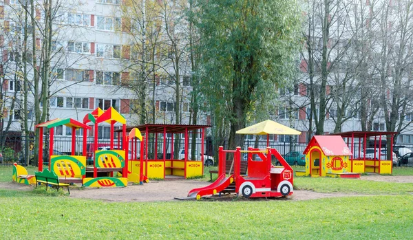 Colorful Playground Yard — Stock Photo, Image