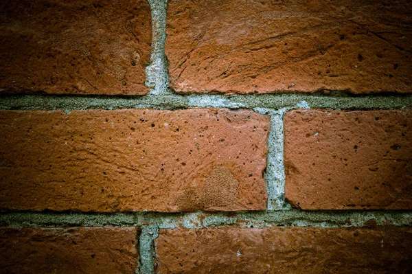 Vintage Old Brick Wall Texture Vignetting Great Design Any Purposes Stock Picture