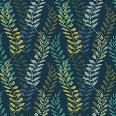 Çiçek motifi ile arka plan. Vektör doku ile çizilmiş bitkiler ver. Vektör desen.