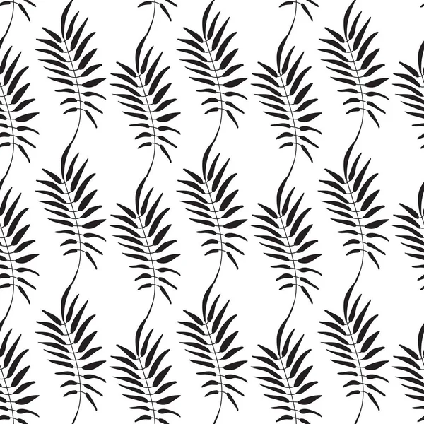 Padrão floral. Deixa textura. Elegante abstrato vetor planta ornamental fundo —  Vetores de Stock