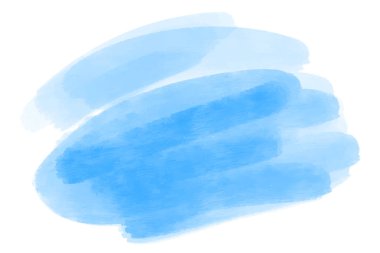 Vektör elle çizilmiş suluboya fırça leke. Renkli boyalı inme. Arka plan fırça suluboya efekti.