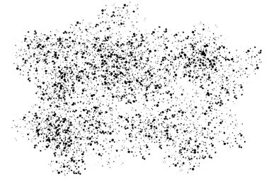 Grunge tek renkli vektör arka plan. Toz kaplama sıkıntı tahıl, grungy etkisi oluşturmak için nesnenin üzerine yerleştirilen görüntü sadece. Soyut, yapışan, kirli, doku tasarımı için. Elle çizilmiş tahıl yüzey