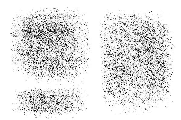 Grunge monokrom vektor bakgrunder. Damm i overlay nöd korn, bilder helt enkelt placeras över objektet för grungy effekten skapa. Abstrakt, stänkte, Smutsig, textur för design. Handritad korn — Stock vektor