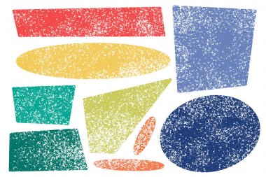 El arka planında için çeşitli şekiller çekilmiş. Vektör tasarımları için multi renk öğeleri dokulu. Basit dokulu arka planlar.