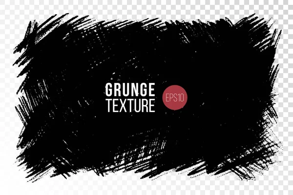 Vecteur dessiné à la main grande tache peinte à la main. Encre monochrome peint en toile de fond. Une couleur fond grunge forme rectangulaire . — Image vectorielle