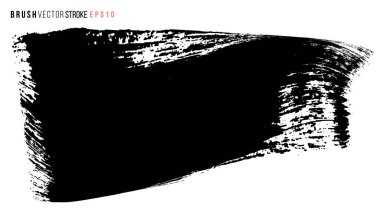 Vektör el büyük fırça lekesi çizdi. Tek renkli mürekkep darbesi. Artistik fon. Bir rengarenk arkaplan.