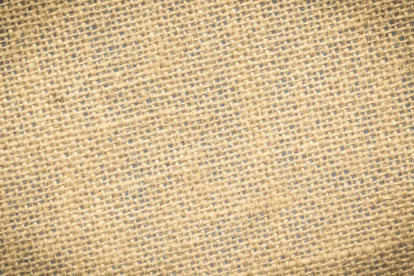 背景テクスチャとしてクローズ アップの古い手織りジュート袋 — ストック写真