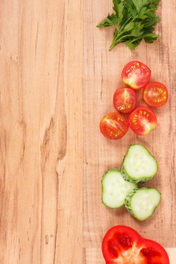 Doğal mineral içeren sebze, vitamin ve lif, sağlıklı beslenme, kavramı kopya metin veya gemide yazıt için alan