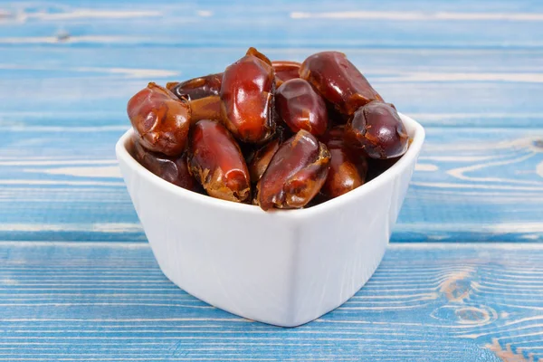 Date Contenenti Vitamine Fibre Alimentari Fonti Naturali Minerali Concetto Stile — Foto Stock