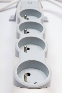 Elektrik güç şerit açma kapama-beyaz arka plan, elektrik uzantısı, güç yönetim kurulu ile