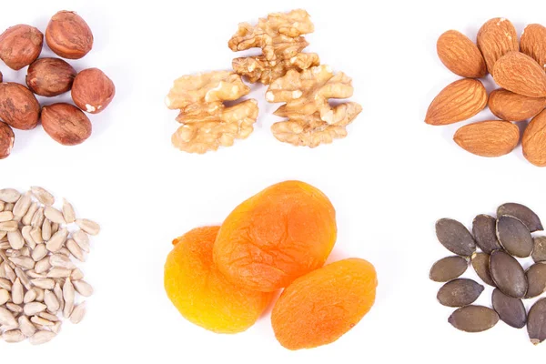 Alimenti Naturali Sani Contenenti Ferro Acidi Omega Minerali Vitamine Fibre — Foto Stock