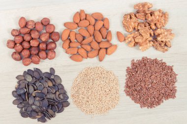 Beyin sağlığı ve iyi hafıza için en iyi besleyici besin, sağlıklı yeme kavramı.