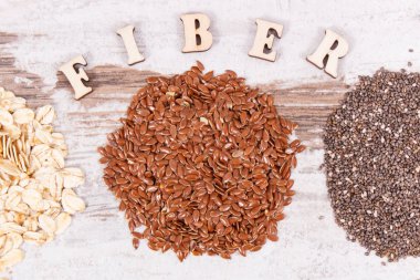 Doğal vitamin ve lif içeren sağlıklı gıda