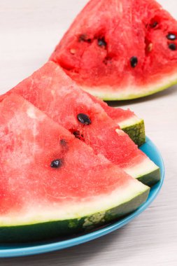 Kaynak vitamin ve mineral olarak doğal karpuz, sağlıklı sulu tatlı kavramı