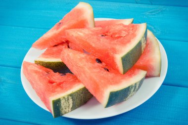 Vintage fotoğraf, Karpuz vitamin ve mineraller içeren, sağlıklı tatlı