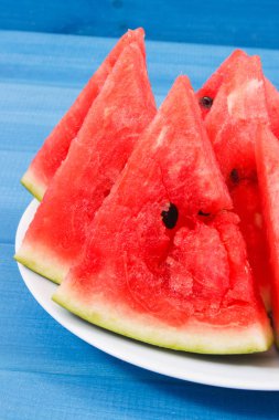 Kaynak vitamin ve mineral olarak karpuz, sulu tatlı kavramı