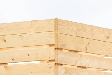 Nakliye için ahşap kutu veya konteyner parçası