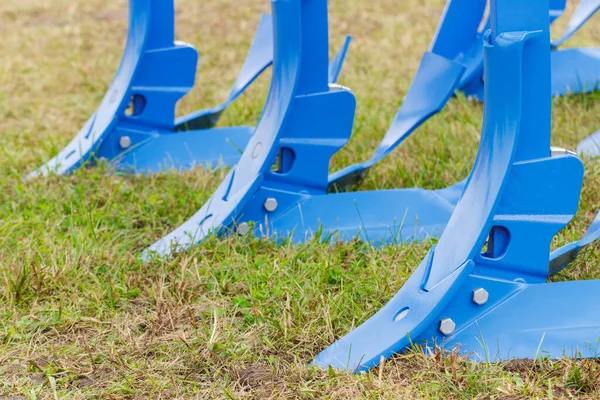 Parte Detalhe Arado Agrícola Tecnologia Moderna Conceito Agricultura — Fotografia de Stock