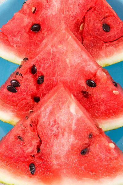 Frische Saftige Wassermelone Als Quelle Natürlicher Vitamine Und Mineralien Konzept — Stockfoto